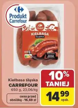 Carrefour Kiełbasa śląska oferta