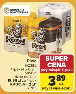 Carrefour Piwo KOZEL 4-pak oferta
