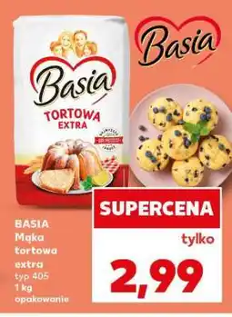 Kaufland BASIA Mąka tortowa extra typ 405 1 kg opakowanie oferta