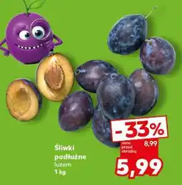 Kaufland Śliwki podłużne luzem 1 kg oferta