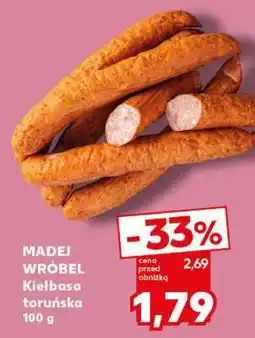 Kaufland MADEJ WRÓBEL Kiełbasa toruńska 100 g oferta