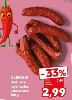 Kaufland OLEWNIK Kiełbasa myśliwska, jałowcowa 100 g oferta