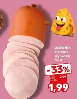 Kaufland OLEWNIK Kiełbasa szynkowa 100 g oferta