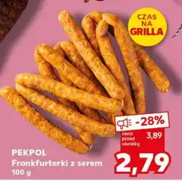 Kaufland PEKPOL Frankfurterki z serem 100 g oferta