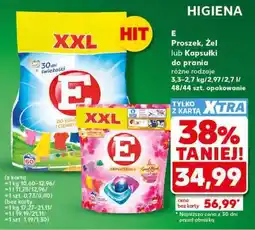 Kaufland E Proszek, Żel lub Kapsułki do prania oferta