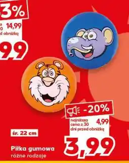 Kaufland Piłka gumowa oferta