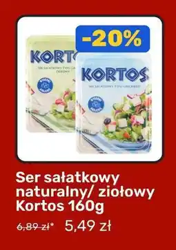 Biedronka Ser sałatkowy naturalny/ ziołowy Kortos 160g oferta