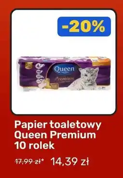 Biedronka Papier toaletowy Queen Premium, 10 rolek oferta