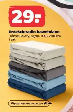 Netto Prześcieradło bawełniane oferta