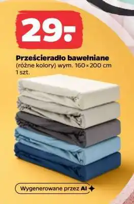 Prześcieradło bawełniane