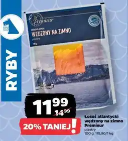 Netto Łosoś atlantycki wędzony na zimno Premieur oferta
