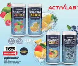 Netto Napój instant Isoactive Zero Hydration Drink Activlab oferta