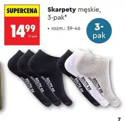 Biedronka Skarpety męskie, 3-pak oferta
