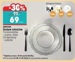 Biedronka Zestaw sztućców oferta