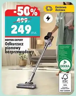 Biedronka HOFFEN EXPERT Odkurzacz pionowy bezprzewodowy oferta