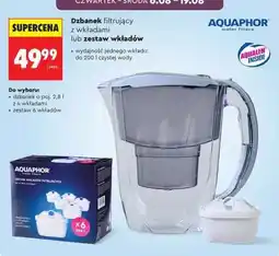 Biedronka Dzbanek filtrujący z wkładami lub zestaw wkładów oferta
