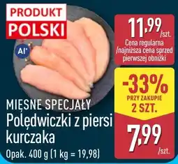 ALDI Mięsne Specjały Połędwiczki z piersi kurczaka oferta