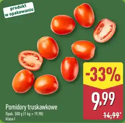 ALDI Pomidory truskawkowe oferta