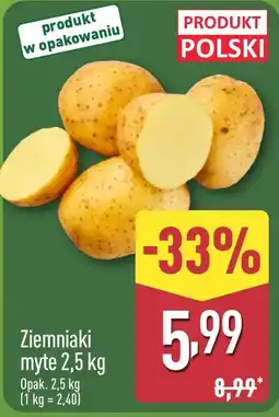 ALDI Ziemniaki myte oferta