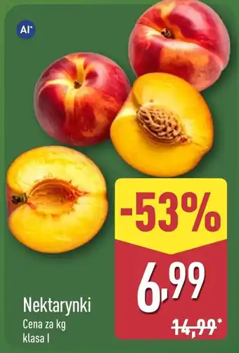 ALDI Nektarynki oferta