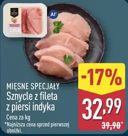 ALDI Sznycle z fileta z piersi indyka oferta