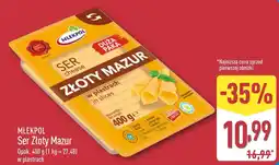ALDI Mlekpols Ser Złoty Mazur oferta