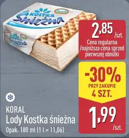 ALDI Koral Lody Kostka śnieżna oferta