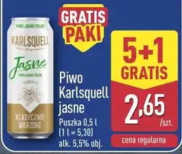 ALDI Piwo Karlsquell jasne oferta