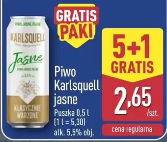 ALDI Piwo Karlsquell jasne oferta