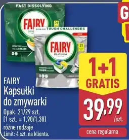 ALDI FAIRY Kapsułki do zmywarki oferta