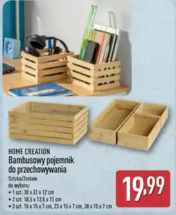 ALDI HOME CREATION Bambusowy pojemnik do przechowywania oferta