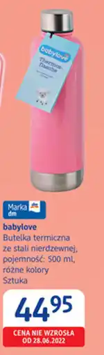 dm drogerie markt babylove Butelka termiczna oferta