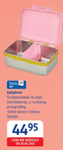 dm drogerie markt babylove Śniadaniówka ze stali nierdzewnej oferta