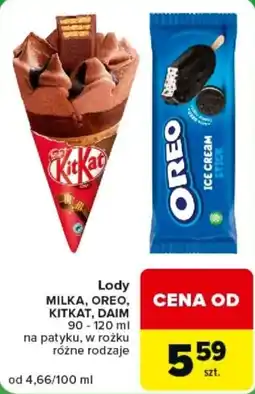 Carrefour Express Lody MILKA, OREO, KITKAT, DAIM oferta