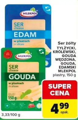 Carrefour Express Ser żółty Mlekpolski oferta