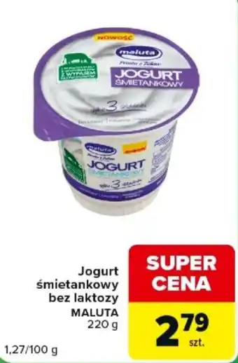Jogurt śmietankowy bez laktozy MALUTA