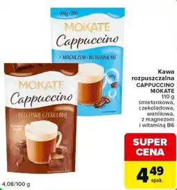 Carrefour Express Kawa rozpuszczalna Cappuccino Mokate oferta