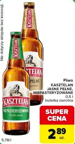 Carrefour Express Piwo Kasztelan Jasne Pełne Niepasteryzowane oferta