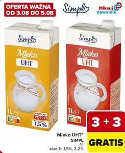 Carrefour Market Mleko UHT SIMPL oferta