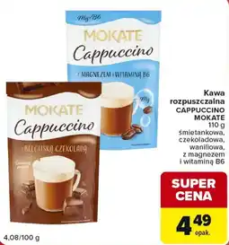 Carrefour Market Kawa rozpuszczalna Cappuccino Mokate oferta
