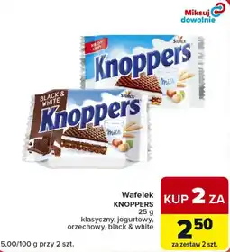 Carrefour Market Wafelek KNOPPERS oferta