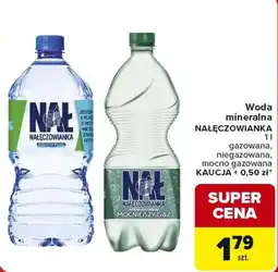 Carrefour Market Woda mineralna NAŁĘCZOWIANKA oferta