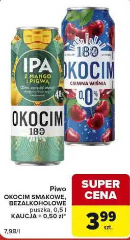 Carrefour Market Piwo OKOCIM SMAKOWE, BEZALKOHOLOWE oferta