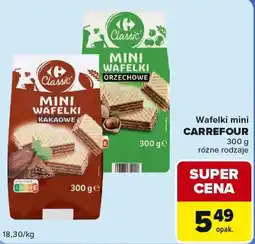 Carrefour Market Wafelki mini CARREFOUR oferta