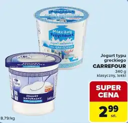 Carrefour Market Jogurt naturalny typu greckiego oferta