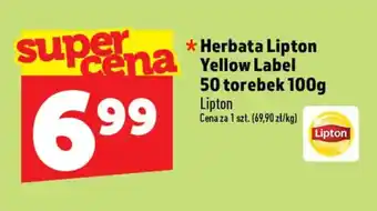 Topaz Herbata Lipton Yellow Label oferta