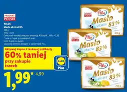 Lidl Masto ekstra 83% Pilos oferta