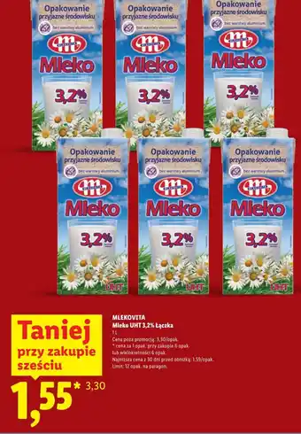 Lidl Mleko UHT 3,2% Łaciate oferta