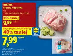 Lidl RZEŹNIK ŁOPATKA WIEPRZOWA oferta