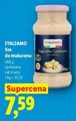 Lidl Sos do makaronu carbonara oferta